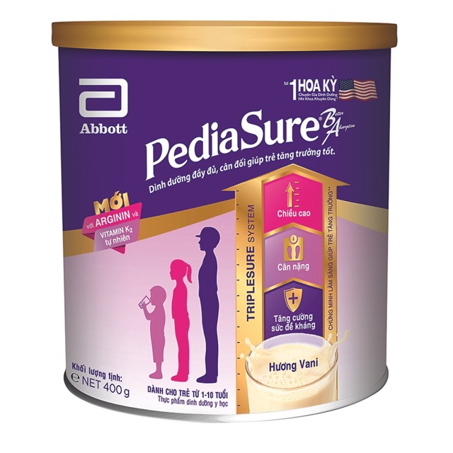 Sữa bột Pediasure - lon 400gr