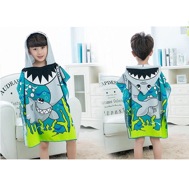 KHĂN CHOÀNG, ÁO CHOÀNG TẮM BIỂN, ĐI BƠI BÉ TRAI CUTE HOẠT HÌNH XINH XẮN DỄ THƯƠNG