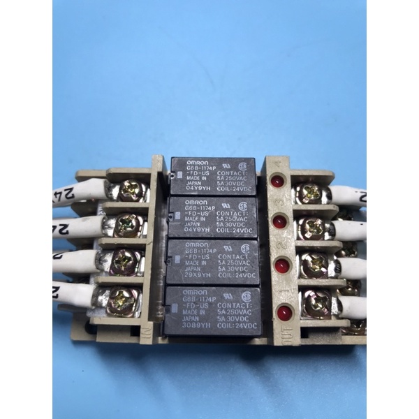 Relay khối omron G6B-4BND tháo tủ điện Nhât bản