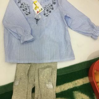 Sơmi bé gái 2-8t