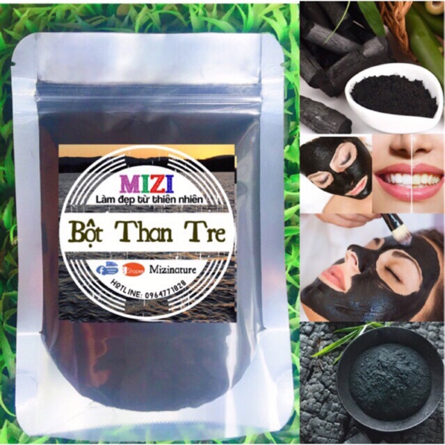 Bột Than Tre Hoạt Tính Sạch Da Trắng Răng - Mỹ Phẩm Handmade