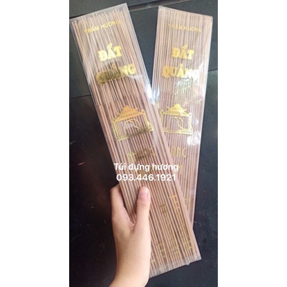 túi đựng hương 4 tấc có dán miệng