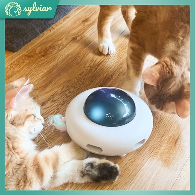 Bộ 3 Cây Lông Vũ Nhiều Màu Sắc Đồ Chơi Tương Tác Cho Mèo