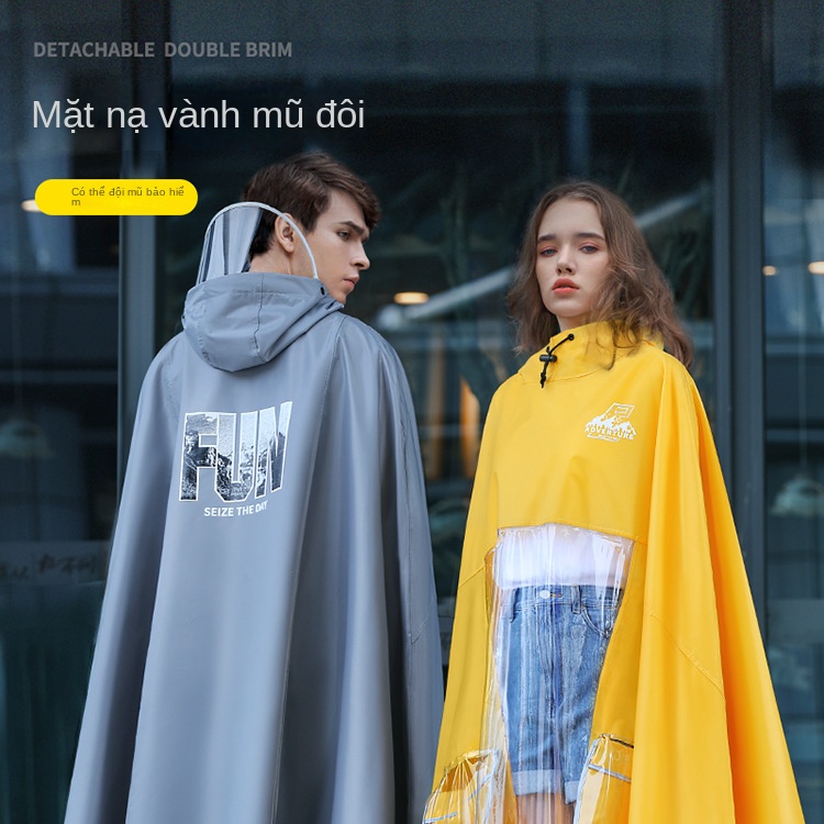 Áo Mưa Đơn Dáng Dài Chống Mưa Phong Cách Mới 2022 Cho Nam Nữ