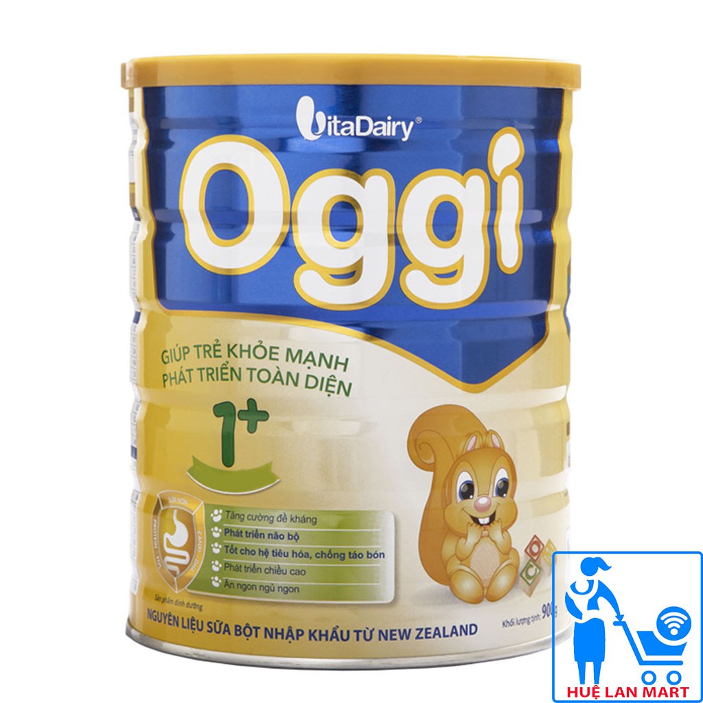 [CHÍNH HÃNG] Sữa Bột Vitadairy Oggi 0+/1+/2+ Hộp 900g (Giúp trẻ khỏe mạnh phát triển toàn diện)