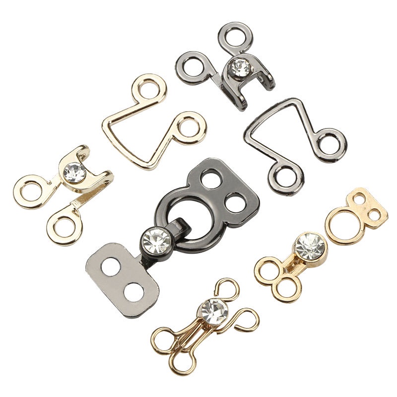 Nút Kim Loại Che Khuyết Điểm Nút Áo Khoác Lông Chồn Cho Quần Áo Fengji