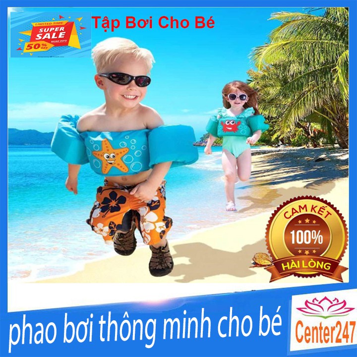 [HÀNG SỈ ]Phao Bơi Tay Chống Lật Thông Minh Cho Trẻ Em - Người Lớn Hình Thú Mầu Tùy Chọn Bé Trai Hoặc Gái - center247