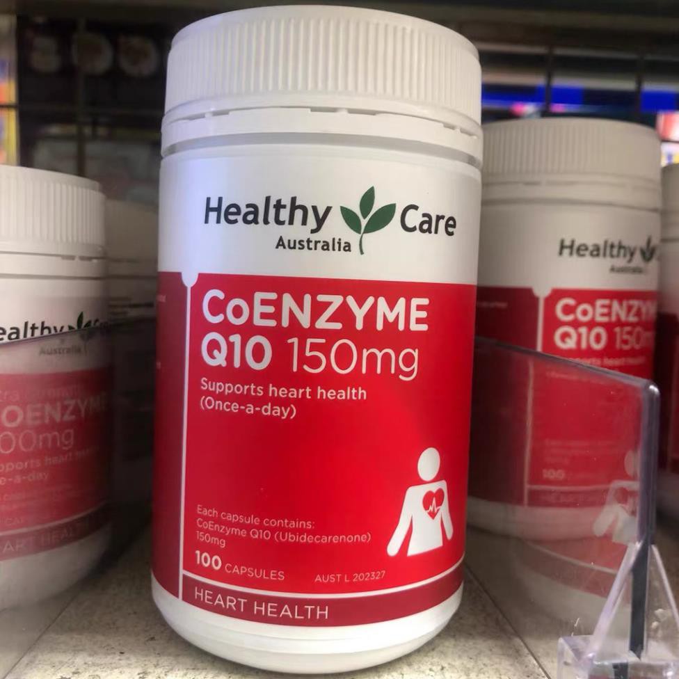 Viên bổ tim Healthy Care Coenzyme Q10 150mg, lọ 100 viên của Úc - Mẫu mới, date xa