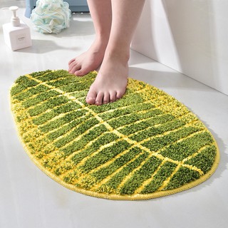 Thảm lau chân hình chiếc lá