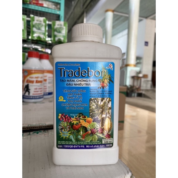 Phân bón lá tạo mầm hoa TRADEBOR 500ml