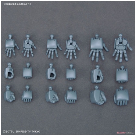 Mô hình lắp ráp HG 1/144 BUILD HANDS ROUND ( S,M,L ) (MARU) &lt;TENTATIVE&gt; Bandai 4573102635334