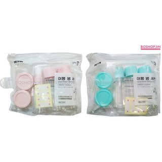 Bộ chiết mỹ phẩm 7 món mini Hàn Quốc