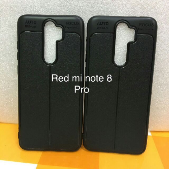 Ốp lưng silicon Redmi note 8 pro giả da, chống sốc Auto Focus