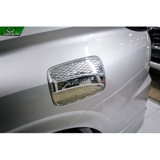 Ốp nắp xăng xe mitsu xpander mạ crom