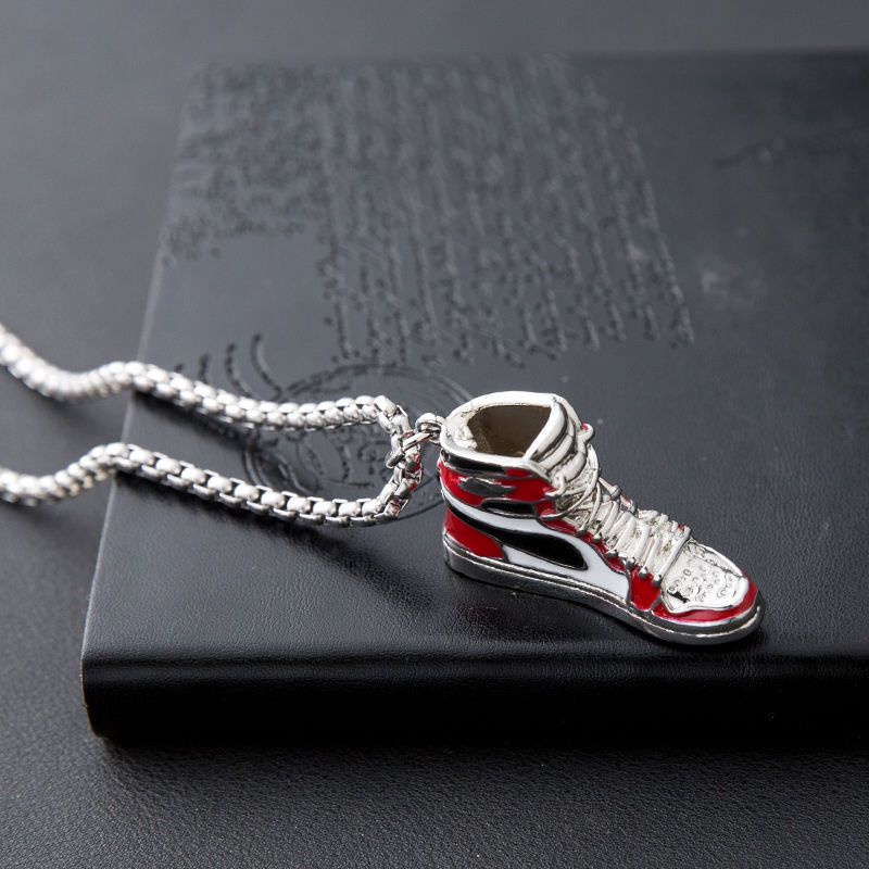 Dây Chuyền Nam Nữ Unisex Giày Nike Jordan Chains Hip Hop Merin Accesories Sneaker Chất Liệu Titan- Nike Jordan Chain