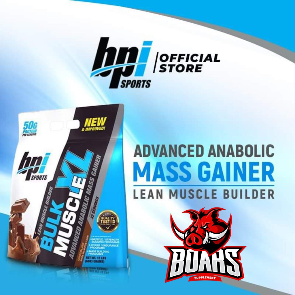 BPI BULK MUSCLE XL - SỮA TĂNG CÂN, TĂNG CƠ GIÀU PROTEIN (15 LBS) | BigBuy360 - bigbuy360.vn