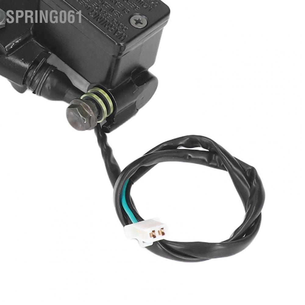 Spring061 22mm Hydraulic Brake Master Lever Right Hand with Cable Replacement for CRF50 CRF70 CRF80 XR50 XR70 Pit Bike