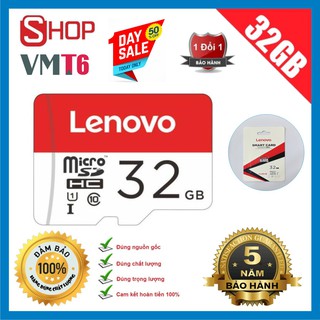 [CHÍNH HÃNG] Thẻ nhớ Micro SD Lenovo 32GB Class 10 max speed 80Mb/s - Bảo hành 5 năm !