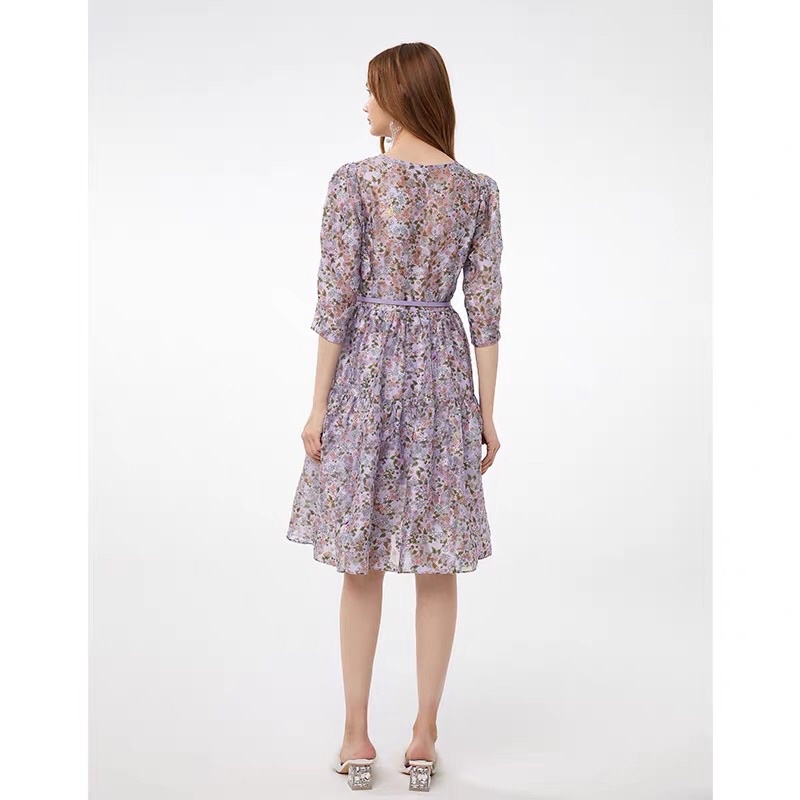 Đầm hoa tím Hopeshow