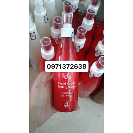 xịt dưỡng tóc kella đỏ 250ml