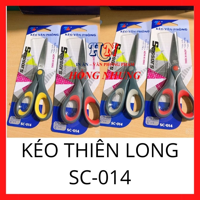 Kéo Thiên Long SC-014, Kéo Dành Cho Văn Phòng, Học Sinh, Gia Đình