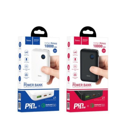 CV3 🌟hàng hiệu🌟Sạc đề phòng Hoco J44 ✔10.000mAh ✔hỗ trợ Sạc Nhanh ✔Tích Hợp kỹ thuật Quick Charge 3.