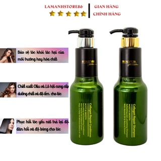 Cặp dầu gội xả Sophia Platinum Collagen Repair phục hồi tóc Hàn Quốc Cặp 500ml hàng hiệu chính hãng