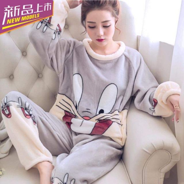 Combo 2 bộ ngủ lông cừu | BigBuy360 - bigbuy360.vn