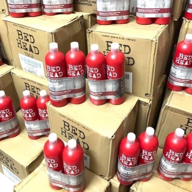Cặp Dầu Gội Đầu (TIGI_BEDHEAD) Đỏ Phục Hồi Tóc Hư Tổn Cấp độ 3 (750ml) | BigBuy360 - bigbuy360.vn