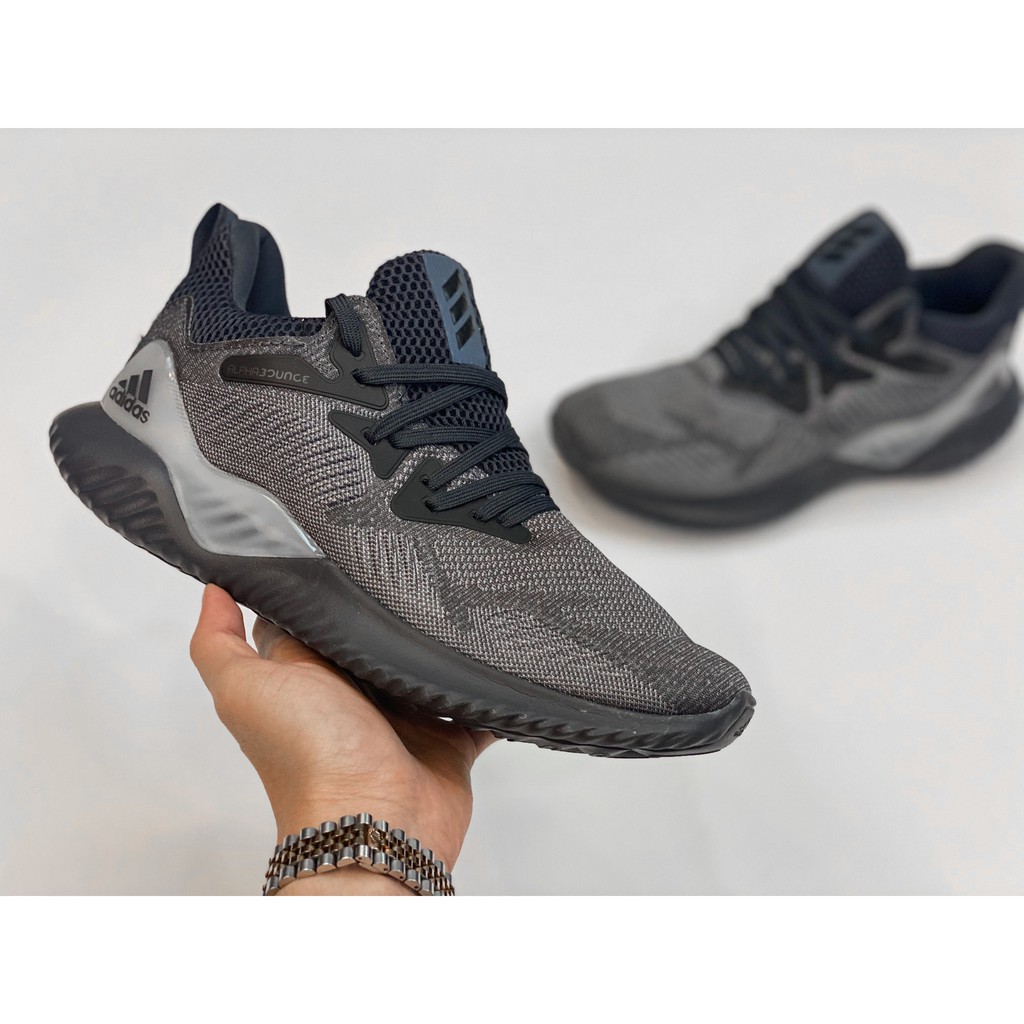 Giày Alpha Bounce Beyond cao cấp nhẹ êm gym (xám tro)