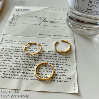 Nhẫn Nữ Eleanor Bạc 925 Cao Cấp Mạ Vàng 14K Basic, Retro