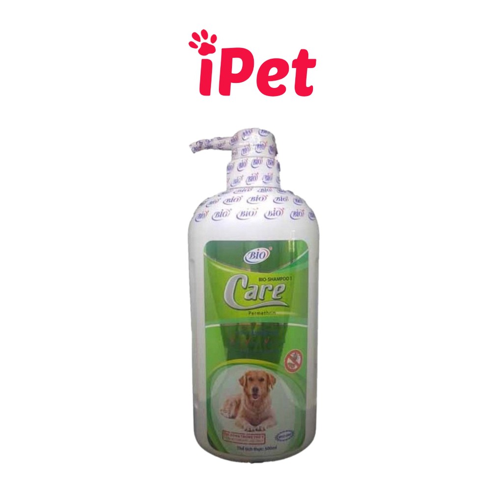 Sữa tắm đặc trị ve rận bọ chét cho chó mèo - Bio Care 500ml - iPet Shop