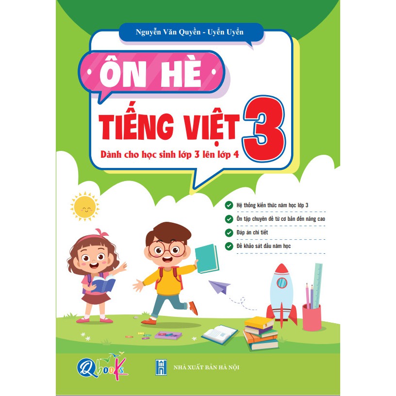 Sách Combo Ôn Hè Toán và Tiếng Việt 3 Dành cho học sinh lớp 3 lên 4 (2 cuốn)