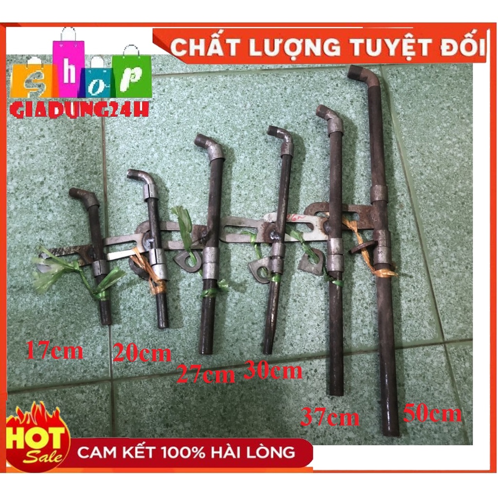 Then sắt chốt cửa phi cỡ đại dài 37cm,50cm -Giadung24h