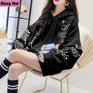 Áo Khoác Hoodie Nữ Chất Vải Cực Kỳ Tốt Vải Mịn Mặc Thoải Mái Rất Thích Hợp Vào Mùa Đông Lạnh - Nàng Thơ's Shop