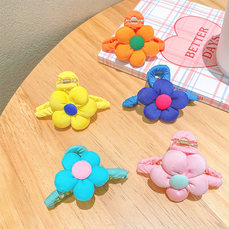 Kẹp Tóc Đính Hoa Dễ Thương Cho Bé Gái