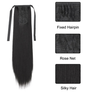 Tóc giả đuôi ngựa thẳng dài 45-85cm