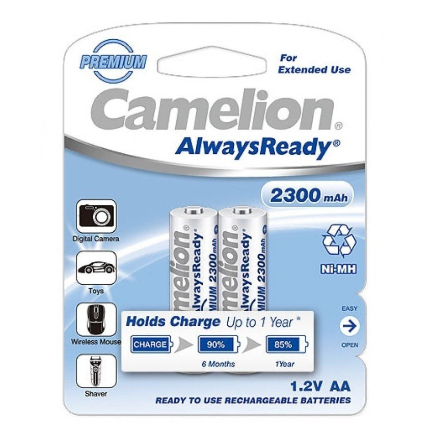 Pin Sạc Camelion Alwaysready 2300 Mah (Trắng)