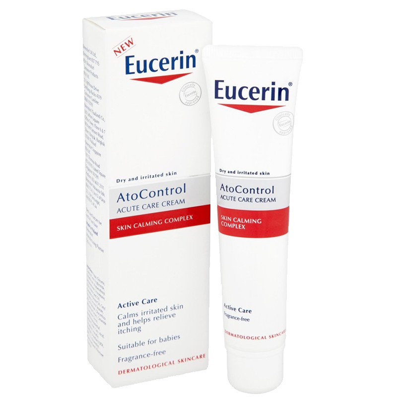 KEM DƯỠNG DA GIẢM NGỨA, ĐỎ DA EUCERIN ATO CONTROL ACUTE CARE 40ML CHÍNH HÃNG - 7714