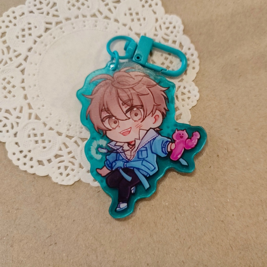 Móc khóa/Keychain Nu:Carnival bê đê nhiều mào