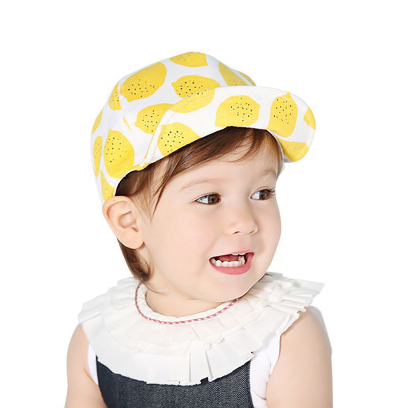 Nón lưỡi trai phối hình trái chanh đáng yêu cho bé