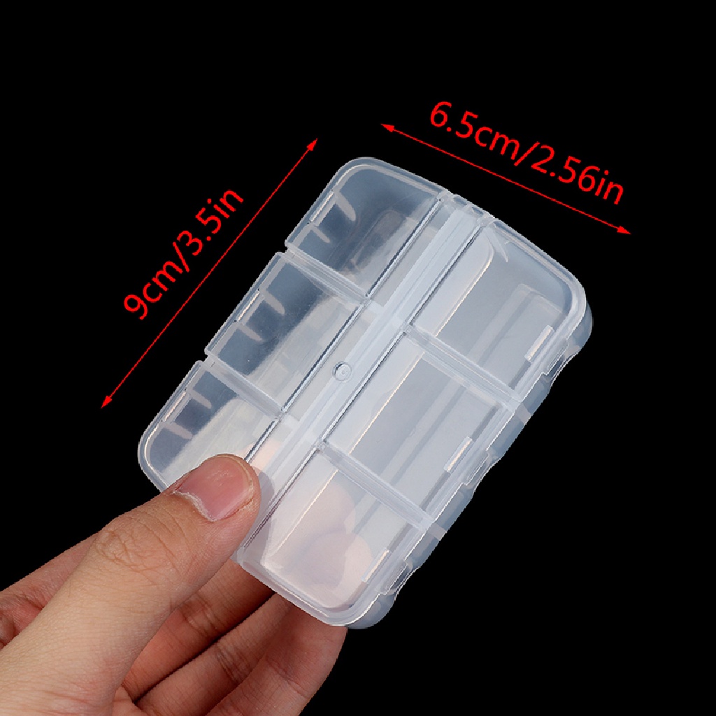 Hộp Nhựa Đựng Thuốc mini 6 Ngăn Chống Thấm Nước Tiện Lợi