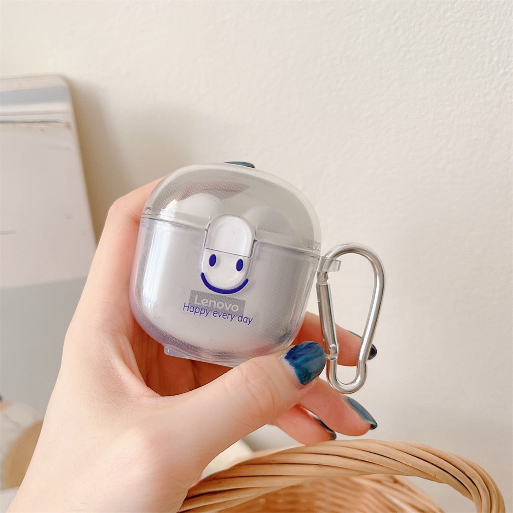 Vỏ Bảo Vệ Hộp Sạc Tai nghe không dây Lenovo LP12 Bằng TPU Mềm Hình SpongeBob Smile Patrick Star Spaceman Snoopy