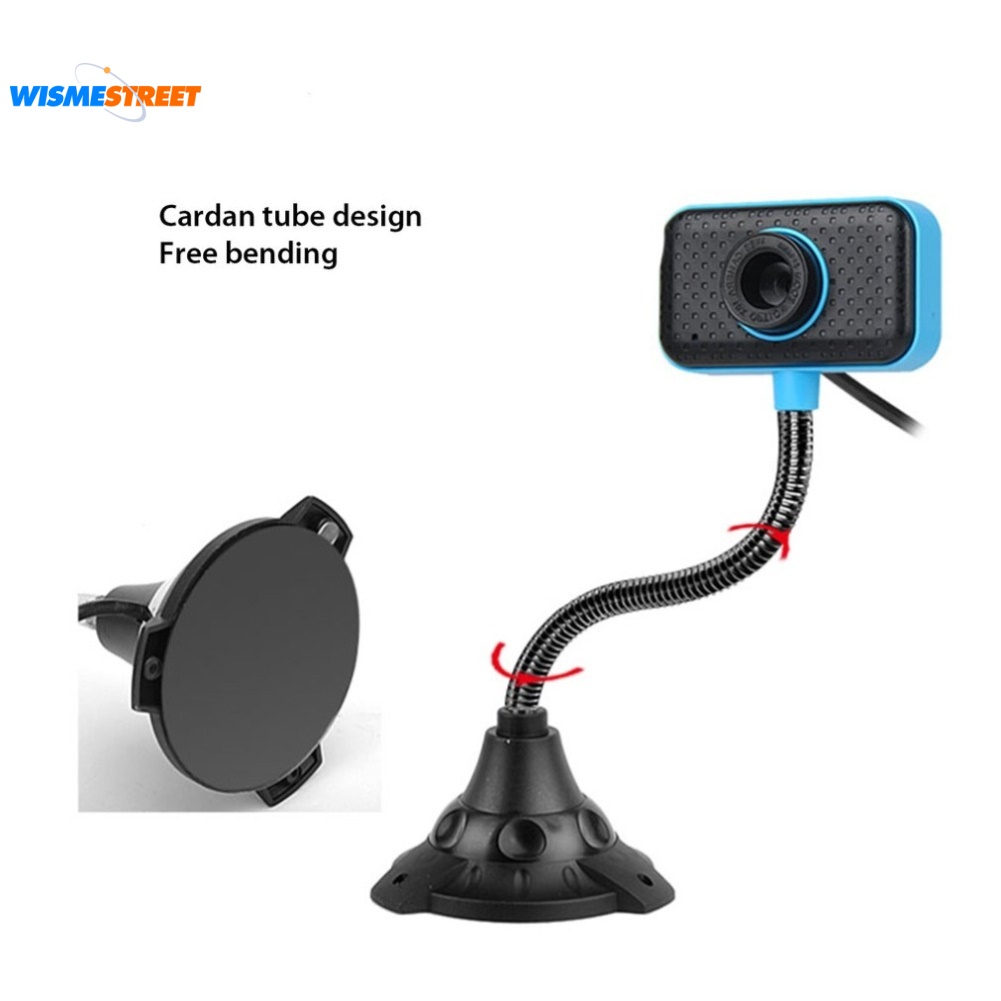 Webcam kỹ thuật số USB 2.0 480P kèm micro linh hoạt tiện dụng cho máy tính | BigBuy360 - bigbuy360.vn