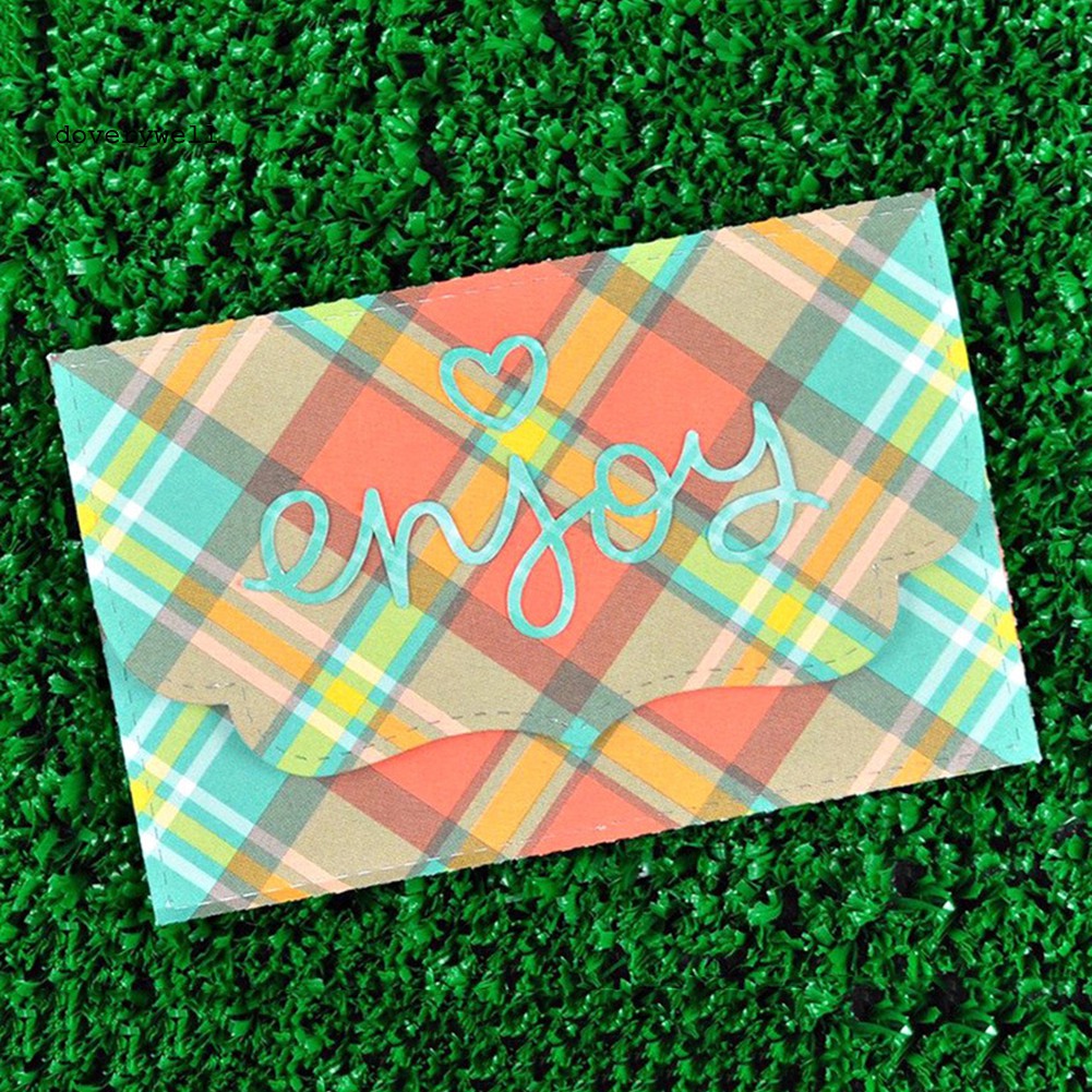 Khuôn Cắt Giấy Kim Loại Hình Phong Thư Xinh Xắn