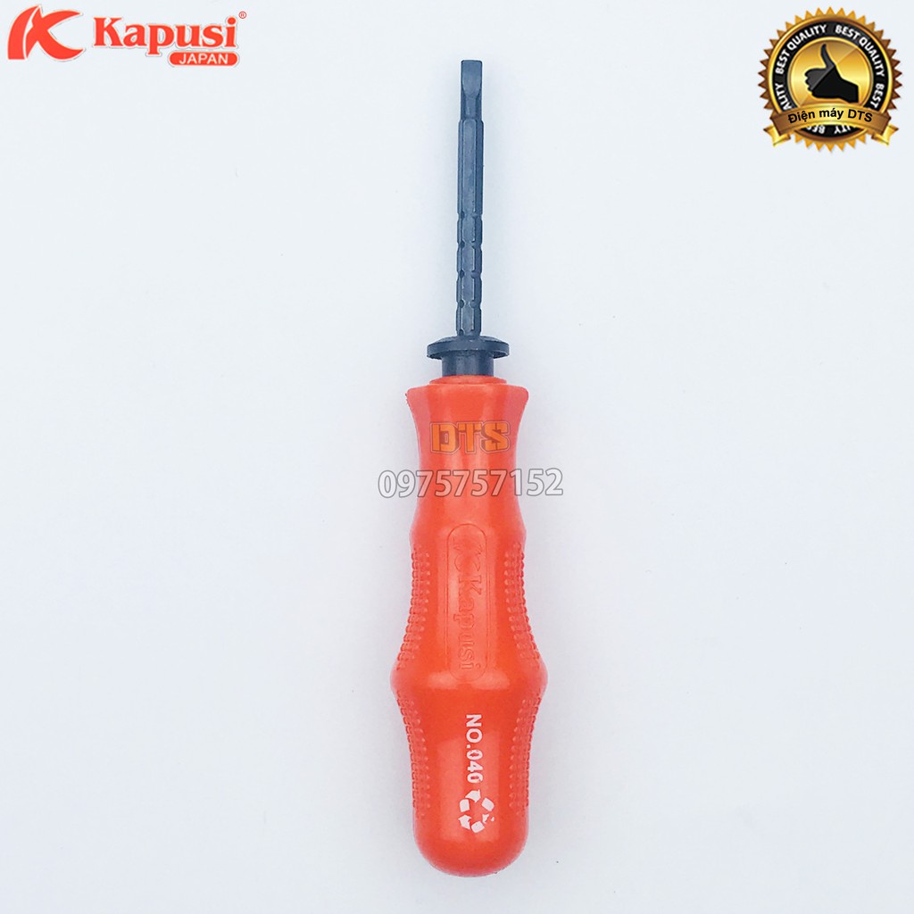 Tô vít nấc 2 đầu Kapusi 110mm, tuốc nơ vít dẹp và bake trở đầu ngắn