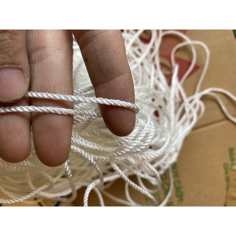 Dây dù đan lưới, giàn leo - dây dù xà tích 3 kích thước ( bán theo mét )