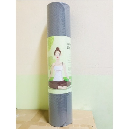 Thảm Tập Yoga 2 Lớp TPE 6mm Cao Cấp - Thảm Tập Gym và Yoga Chuyên Nghiệp QS - Nhiều Màu