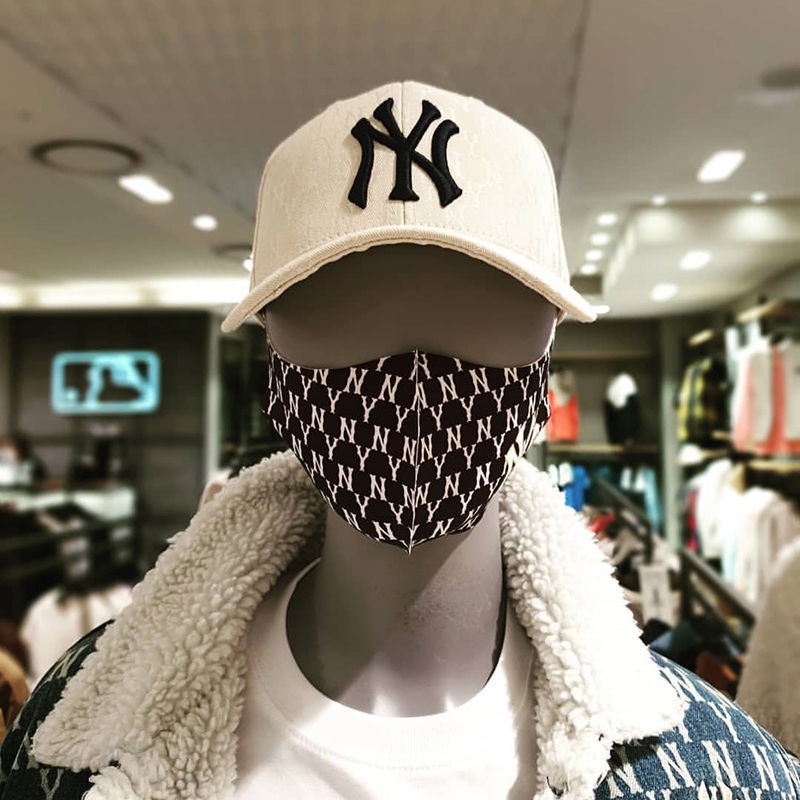 MLB (Full Túi Zip) 1 Khẩu Trang Vải Poly 2 Da Kháng Khuẩn Thoáng Khí Chống Bụi / Sương Mù In Chữ Ny La