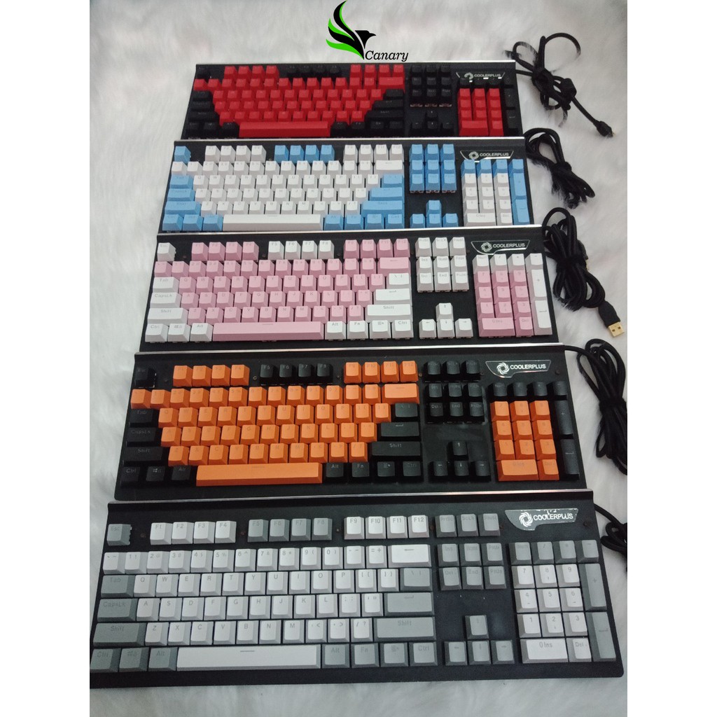 Bàn phím cơ Coolerplus với keycap xuyên led